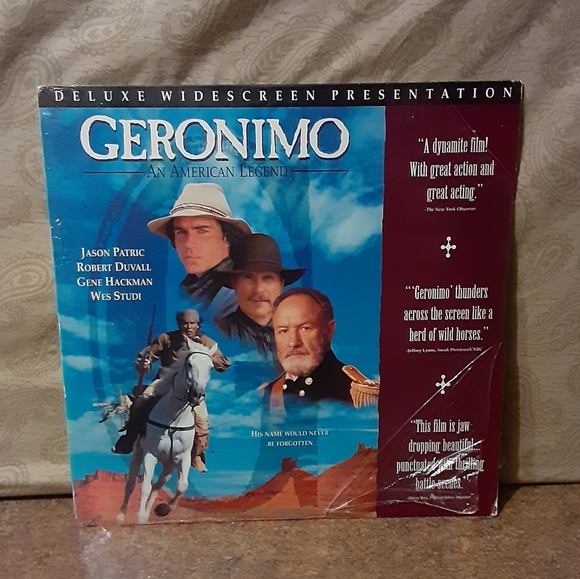 Geronimo Laser Disc Movie - Picture 1 of 2